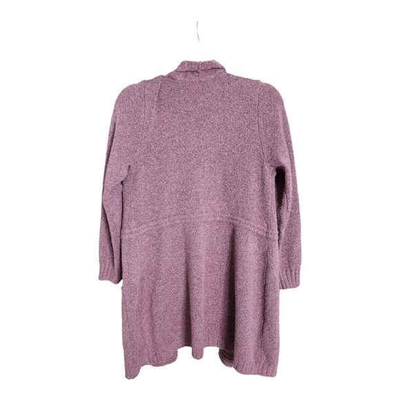 Super soft open front cardigan with drawstring waist - Picture 3 of 4